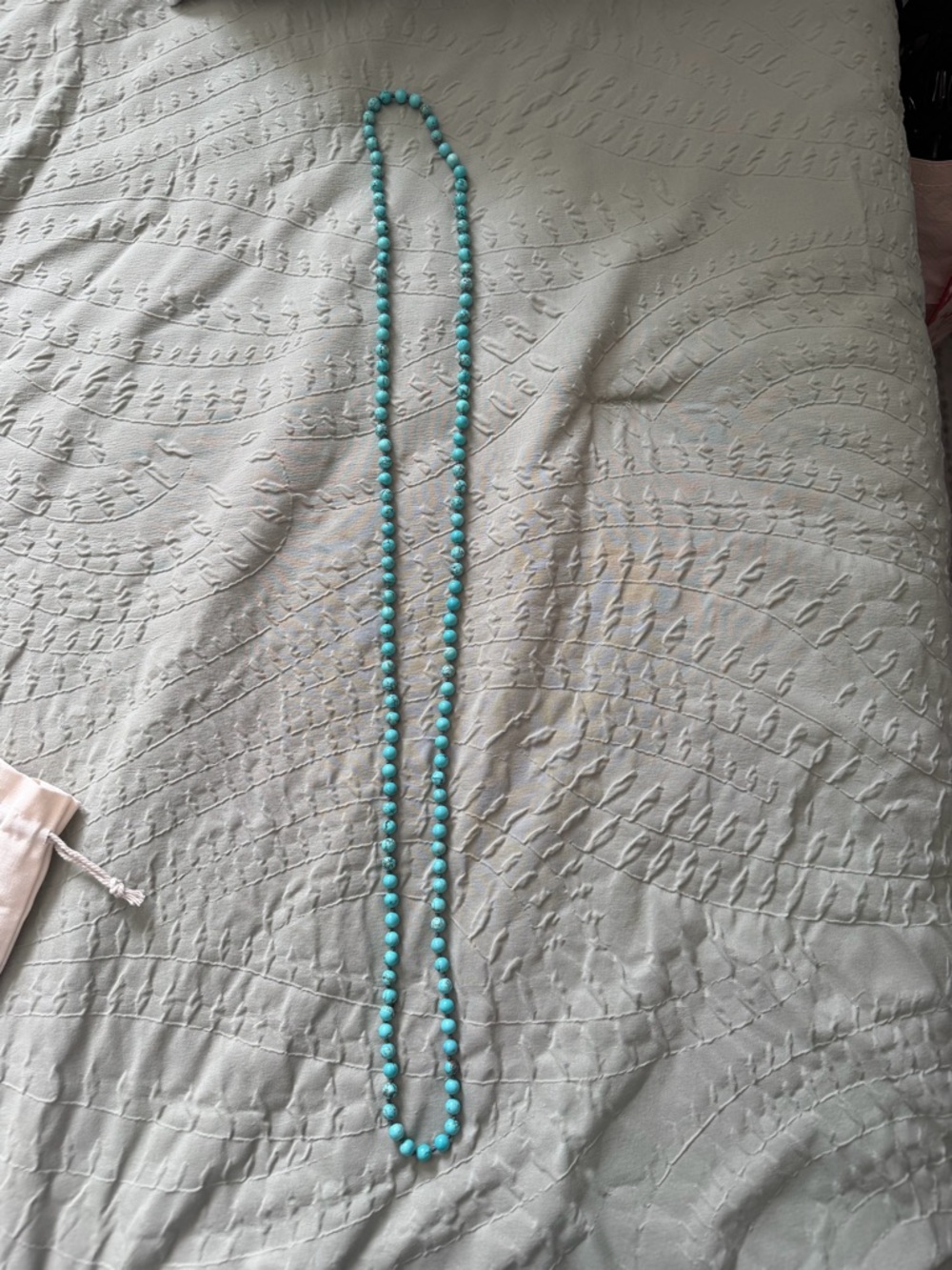 Natural Turquoise En...cklace for Her 47.5" - Picture 2 of 9